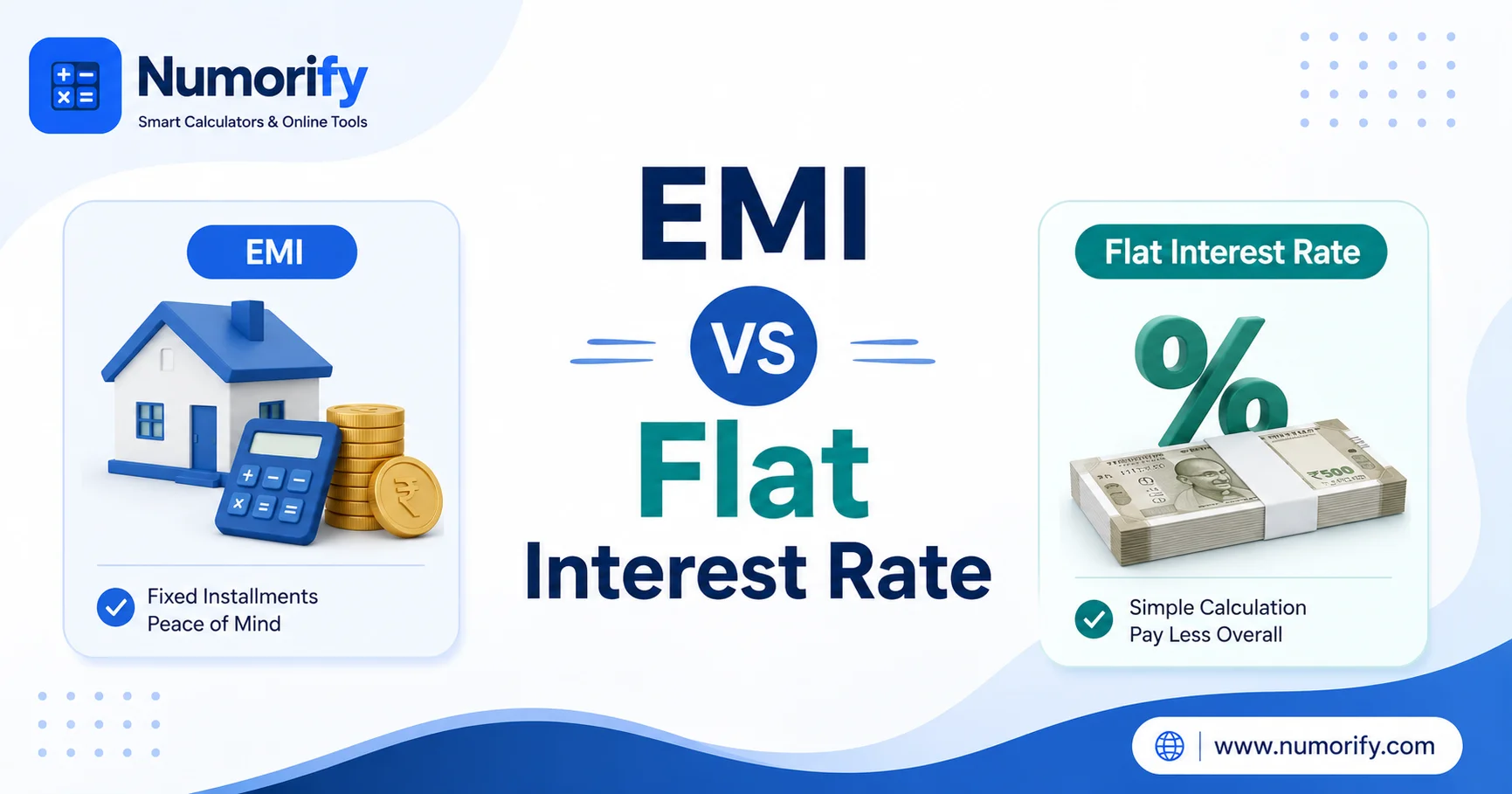 EMI vs Flat Interest Rate